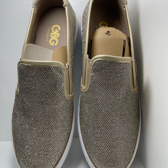 BNIB GBy Guess Los Angeles Gold Golly size 9 - Picture 6 of 9